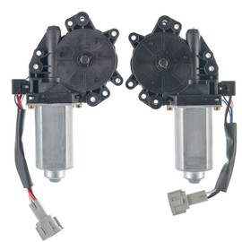 A-Premium Front Left and Right Power Window Lift Motor Compatible with Nissan Armada 2005-2015, Titan 2004-2019, Titan XD & Infiniti QX56, Driver and Passenger, with Anti-Clip Function, 2-PC Set