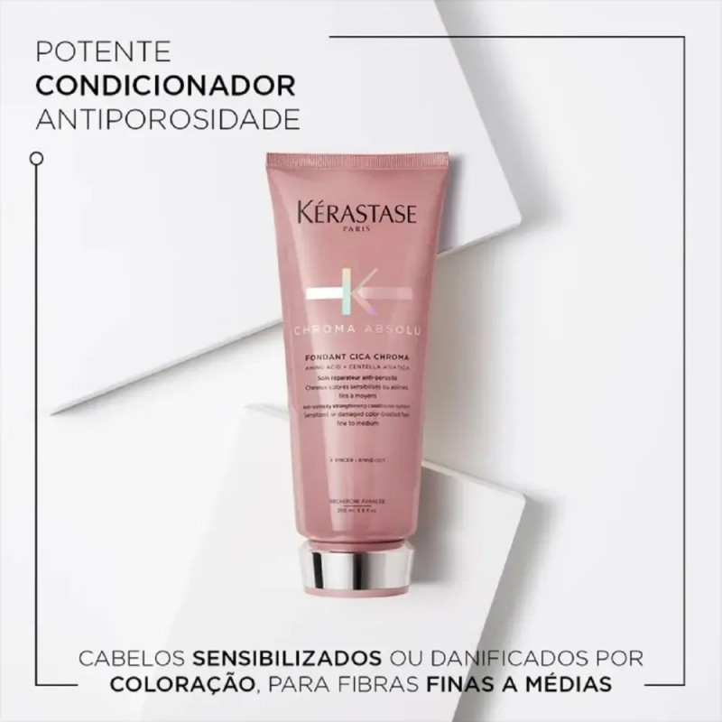 Acondicionador Kérastase Chroma Absolu Fondant Cica Chroma Color Care, 200