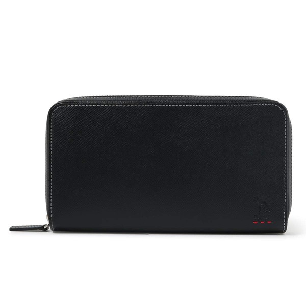 Adabat 118020 Men's Long Wallet, Round Zipper, Exclusive to Order,