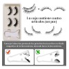Kit De Pestañas Magnéticas Reutilizables Con Aplicador