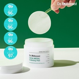 Dr. Different 시카 메탈 카밍 패드60매) Cica Metal Calming Pads (60 Sheets)