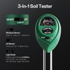 VIVOSUN Digital pH Meter, 3-in-1 TDS/EC/Temperature Meter, 3-in-1 Soil Moisture/pH/Light