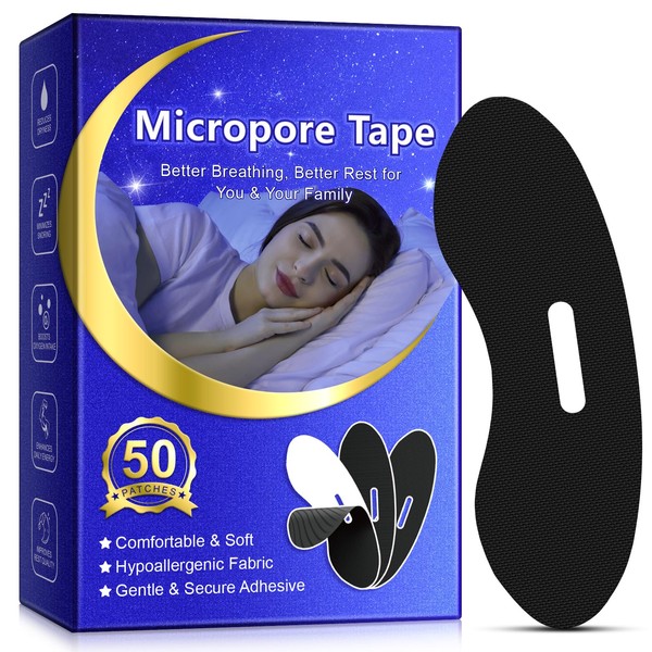 Mouth Tape for Sleeping, Hypoallergenic Snoring Aid for Men and