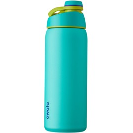 Owala Twist Stainless Steel Drinking Bottle with Screw Cap, 940 ml, Neon Basil