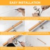 ROTHLEY Pipe Handrails for Indoor Stairs: 3.3FT Stair Railing Indoor