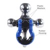 TOPTOW Trailer Hitch with Blue Recovery Shackle Ball Hitch Mount