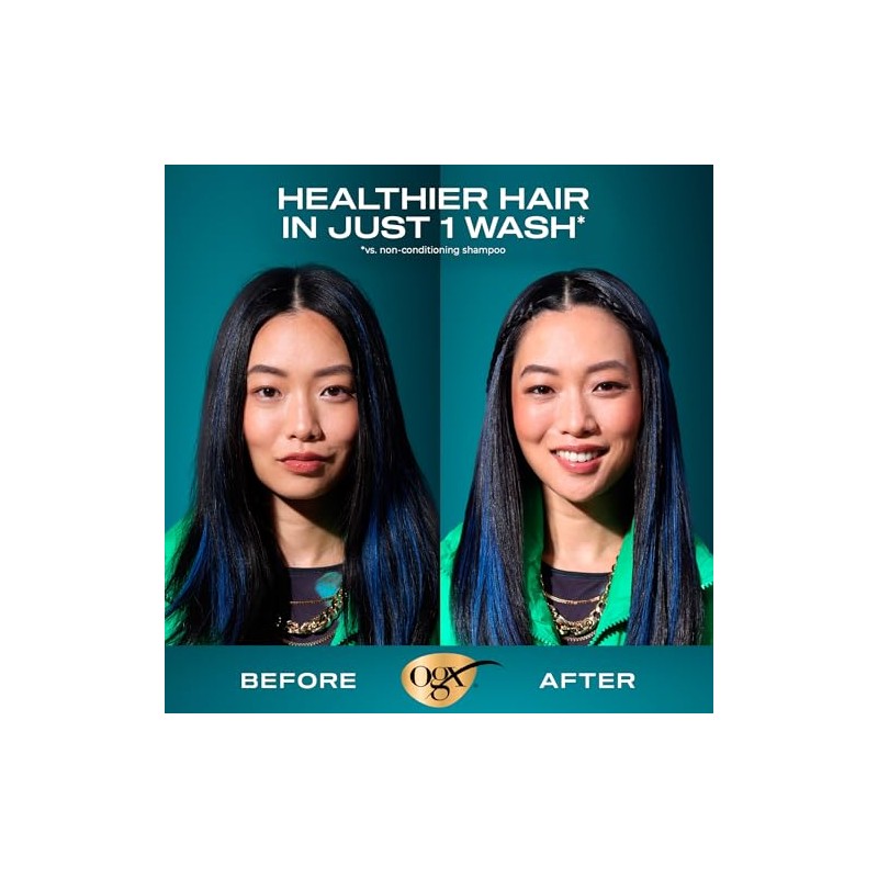 OGX, Acondicionador Argan Oil, Ideal para Cabello Seco y Dañado,