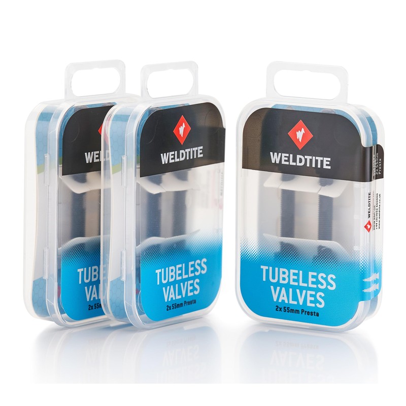 WELDTITE Tubeless Presta Valve Kit - Reliable and Durable -