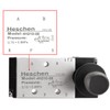 Heschen Pneumatisches mechanisches Handzugventil, 4H210-08, PT1/4" Anschluss, 2 Positionen, 5