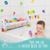 Comfylife Large Bath Toy Organizer with Letters and Numbers –