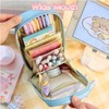 Kawaii Pencil Case Aesthetic Cute Pencil Case,1PC Cute Clear Pencil