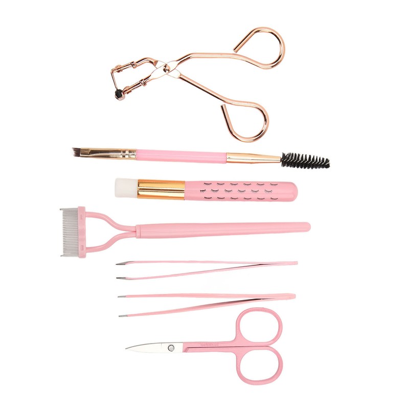 7pcs Eyelash Eyebrow Makeup Tool Eyelash Curler Tool Kit Eyebrow