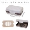 Leakproof Travel Soap Container with Lid Travel Essentials Soap Case