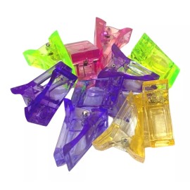 Nail Art 10 Pinzas Clip Para Polygel Acrygel De Uñas Molde Forma Dual