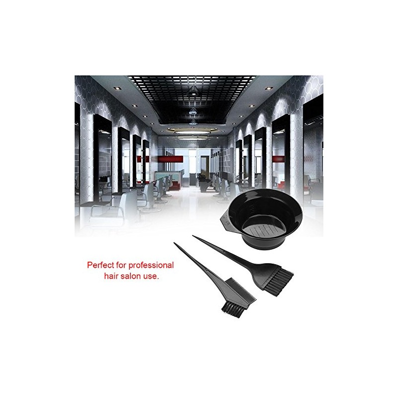 Kit de Cepillo y Tazón para Tinte de Cabello, 3