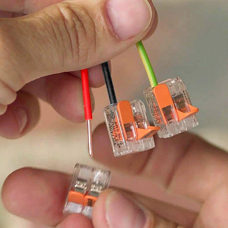 WAGO 221 Lever Nuts 35pc Compact Splicing Wire Connector Assortment