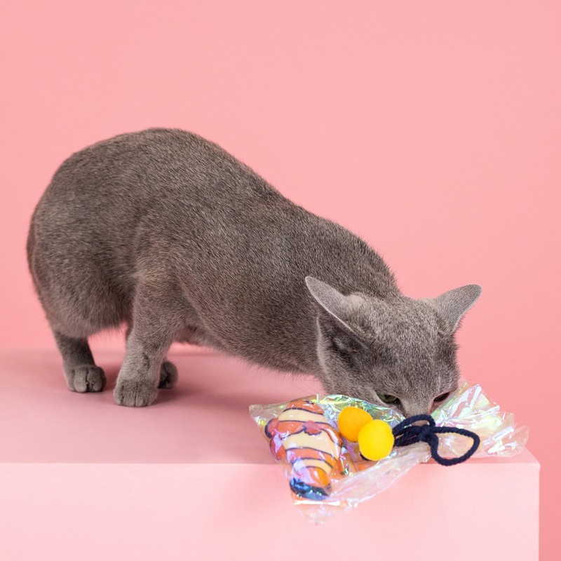 Fringe Studio Plush Cat Toy, Clownin' Around Kicker, Pet Shop