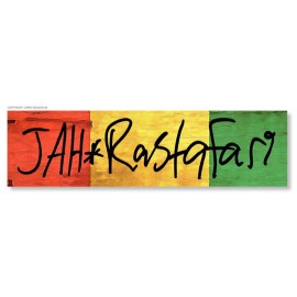 OwntheAvenue Jahrastafari Rastafarian Reggae Vintage Style V01 Car Truck Sticker Decal 5"