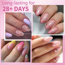 Cycullinyt Almond Soft Gel Nail Tips, 240Pcs Short Almond Nail Tips Pre Etched Half Matte Full Cover Clear Press On Acrylic False Nails for Extension Home Salon DIY 12 Sizes