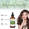 Rosmarinöl Haare 60ML, BIO Rosmarinöl für Haarwachstum, Stimuliert Haarwachstum zur