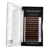 EMILYSTORES Eyelash Extensions, Brown Lashes 0.05mm Thickness, Mixed Lengths 8-14mm,