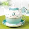 Eplze YBK Tech Euro Style Bone China Tea for One,