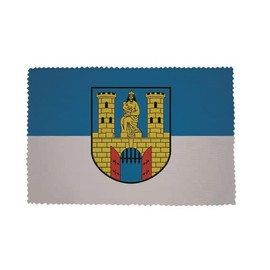 U24 Brillenputztuch Burg Fahne Flagge Glasreinigungstuch Microfasertuch