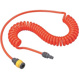 TRUSCO(トラスコ) ウレタンコイルホース樹脂カップリング付 2.4m TUHJ-3