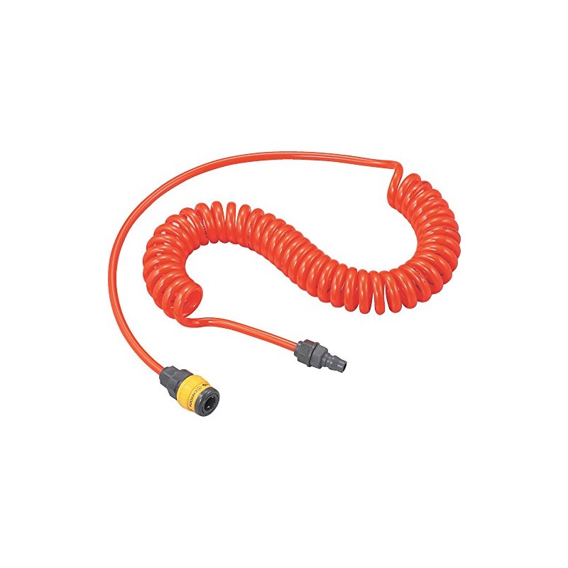 TRUSCO(トラスコ) ウレタンコイルホース樹脂カップリング付 2.4m TUHJ-3