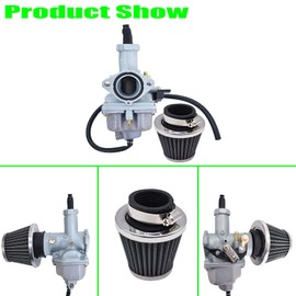 Carburetor with Air Filter Replacement for Honda CB125 CRF100F XL100 XL100S XR100 XR100R Carb