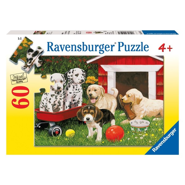 Ravensburger Puppy Party - 60 Piece Jigsaw Puzzle for Kids