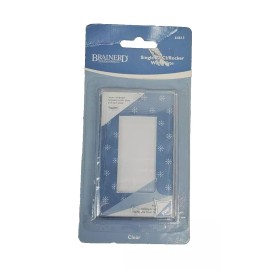 Brainerd  Single GFCI/Rocker Wall Plate Wall Paper Use NEW