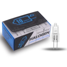 10 Pack Crystal Clear LENSE 15 Watt AC DC 12V Capsule T3 Light Bulb Replacement JC G4 2 Pin Base Halogen Kitchen Table Pendant Lamp 12 Volt 15W Bi-Pin Warm Clear Bright White Landscape Desk Lighting