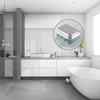 8 x Adjustable Glass Brackets Supports, 5mm -8mm Glass Shelf