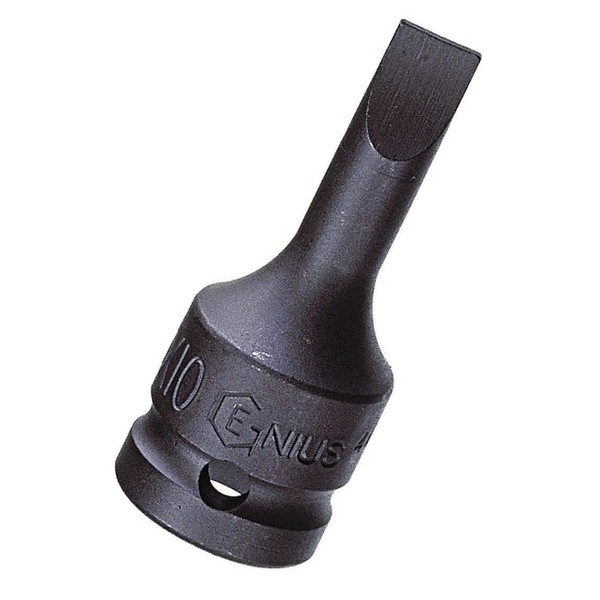 Genius Tools 3452P055 3/8" Dr. 5.5mm Plain Slotted Head Driver