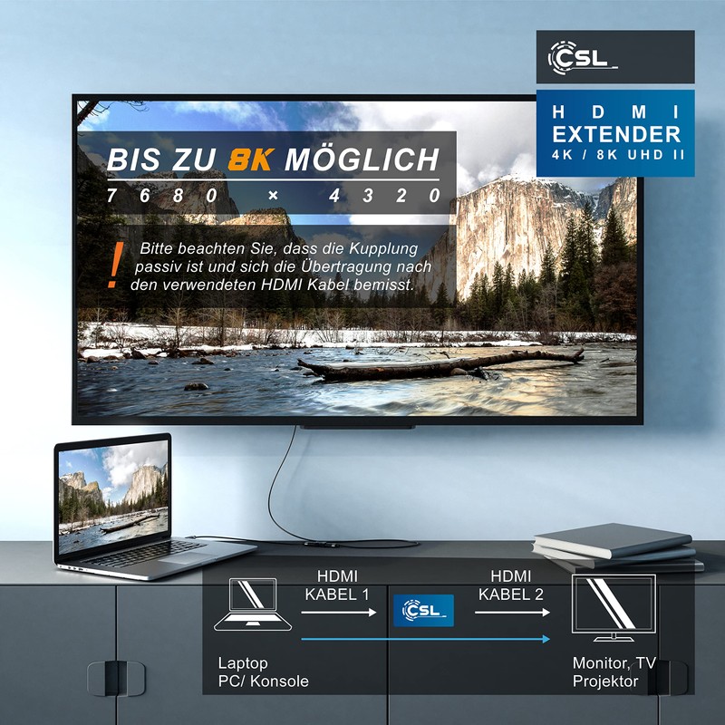 CSL - HDMI to HDMI Coupling HQ - Female to