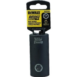 DEWALT DW22952 1-1/16-Inch IMPACT READY Deep Socket for 1/2-Inch Drive