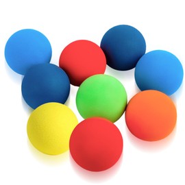 Pack of 12 Soft Foam Balls, Colourful EVA Foam Balls, Soft Balls for Safe Indoor Fun, Perfect Gifts for Boys and Girls (2 Inches)