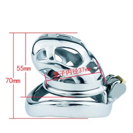 Stainless Steel Concealed Lock Breathable Lower Limb Protection Device Cage (M) A123 (Acr ring, 55mm)