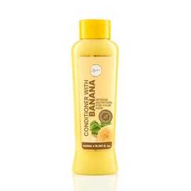 Anyeluz Banana Conditioner - Deep Conditioning with Olive Oil for Fragile and Damaged Hair