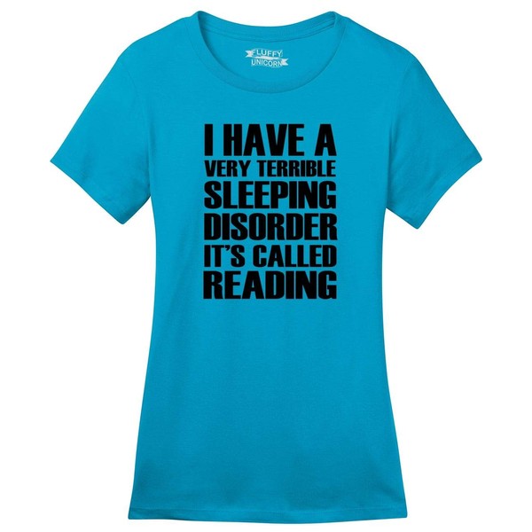Comical Shirt Ladies Sleep Disorder Called Reading Soft Tee