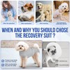 SlowTon Dog Surgery Recovery Suit, Cone E-Collar Alternative After Surgery