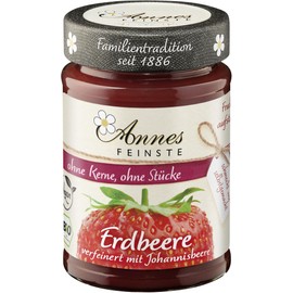 Annes Feinste Strawberry Red Currant Fruit Spread from Bavaria (210 g) - Organic