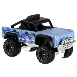 Hot-Wheels Camouflage Collectible Series - Blue Commercial Vehicle Sports Car ~ DWF44 ~ Inspired by Ford Bronco SUV ~ 5/8