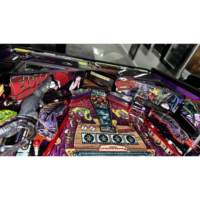 Stern Pinball Elvira House Of Horrors Pinball Mod DECAL Apron
