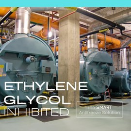 100% Premium Quality Ethylene Glycol Inhibited Solution - 2 Quart Bottle - High-Grade Industrial, Laboratory, and Automotive Coolant