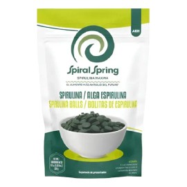 Alga Spirulina Máxima Orgánica 500 Tab Certificada Original                                                                                           