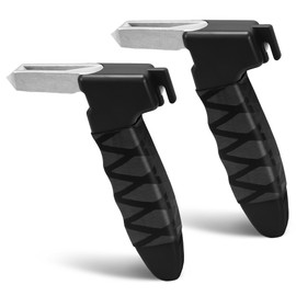 NINEMAX Ein Und Ausstiegshilfe Auto Einstiegshilfe 3 in 1 Support Griff Stützgriff mit Klinge für Senioren,Behinderte 2pc(Schwarz)