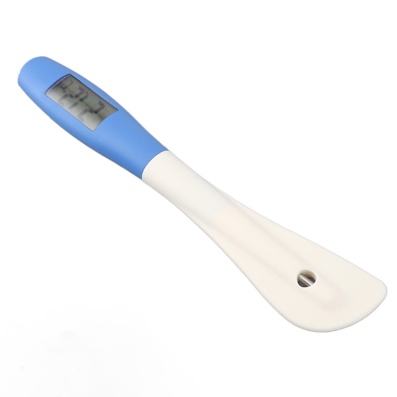 Silicone Spatula Thermometer Digital Display Stainless Steel Cooking Thermometer Food