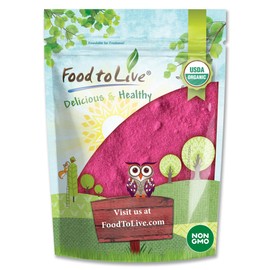 Food to Live Organic Dragon Fruit Powder, 6 Ounces – Non-GMO, Powdered Red Pitaya, Vegan, Bulk. Contains Maltodextrin. Rich in Antioxidants, Fiber, Vitamin C. Perfect for Shakes, Smoothie Bowls